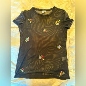 Floral Sexy Mesh Shirt 🌺